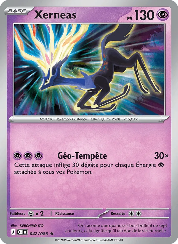 Xerneas · Chaos Ascendant 042/86