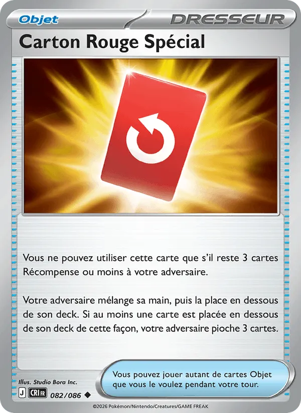 Carton Rouge Spécial · Chaos Ascendant 082/86