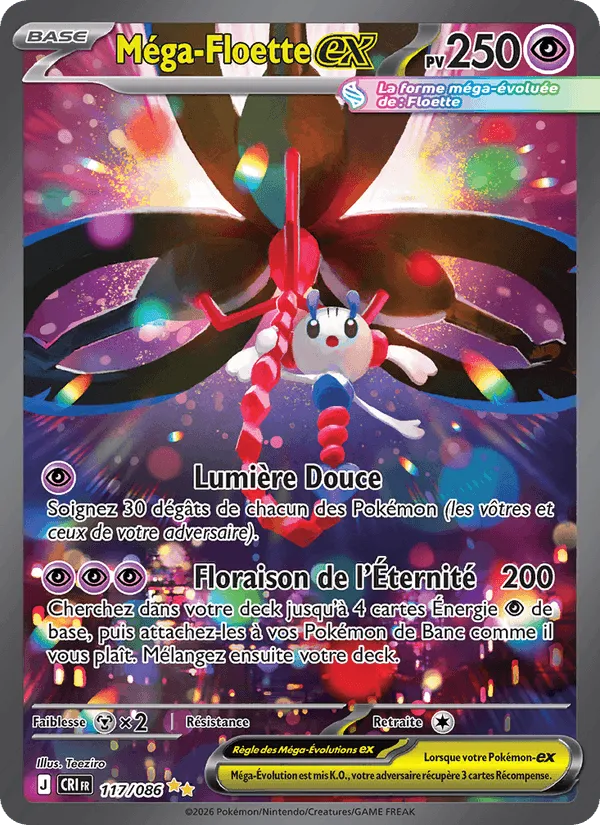 Méga-Floette-ex · Chaos Ascendant 117/86