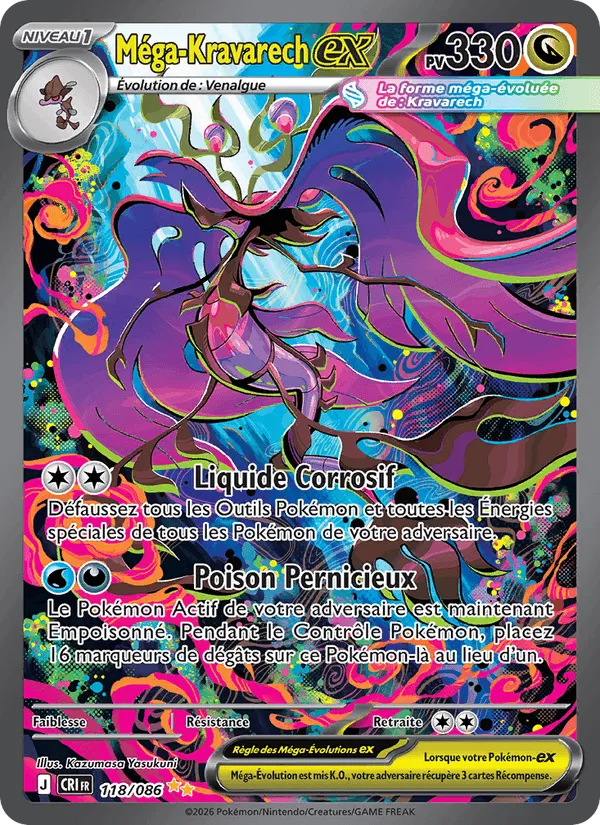 Méga-Kravarech-ex · Chaos Ascendant 118/86