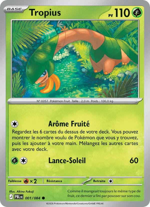 Tropius · Nuit Noire 001/84