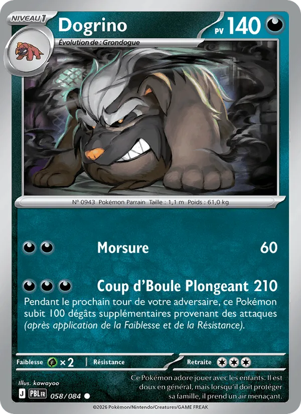 Dogrino · Nuit Noire 058/84