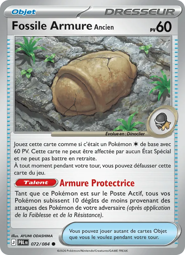 Fossile Armure Ancien · Nuit Noire 072/84