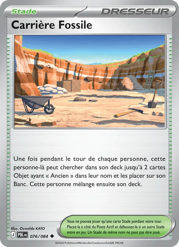 Carrière Fossile · Nuit Noire 076/84
