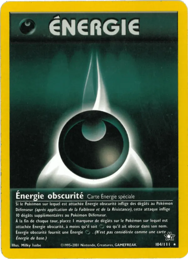 Énergie obscurité · Neo Genesis 104/111