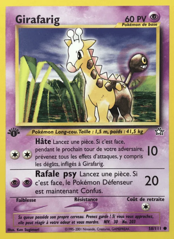Girafarig · Neo Genesis 58/111