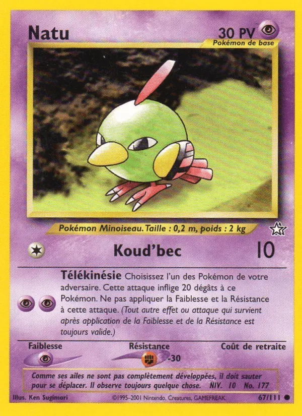 Natu · Neo Genesis 67/111