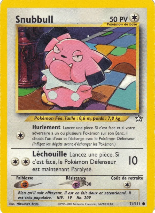 Snubbull · Neo Genesis 74/111