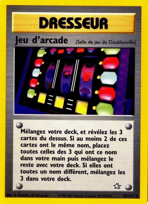 Jeu d'arcade · Neo Genesis 83/111