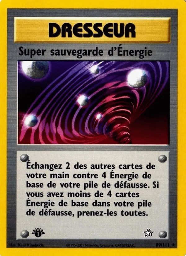 Super sauvegarde d'Énergie · Neo Genesis 89/111