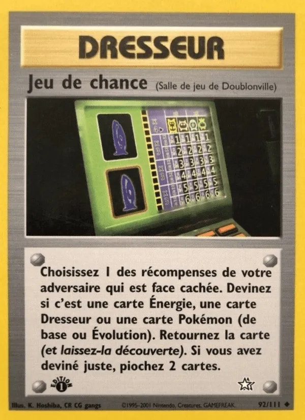Jeu de chance · Neo Genesis 92/111