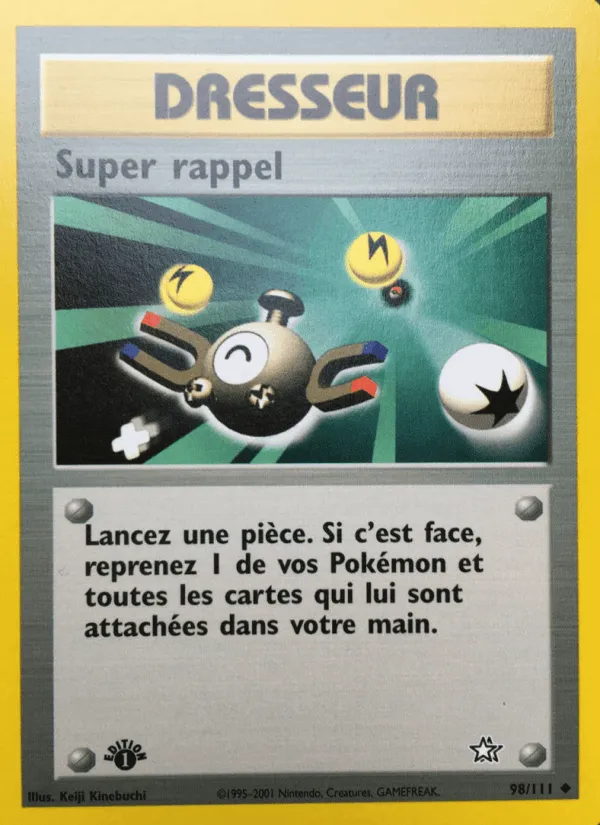 Super rappel · Neo Genesis 98/111