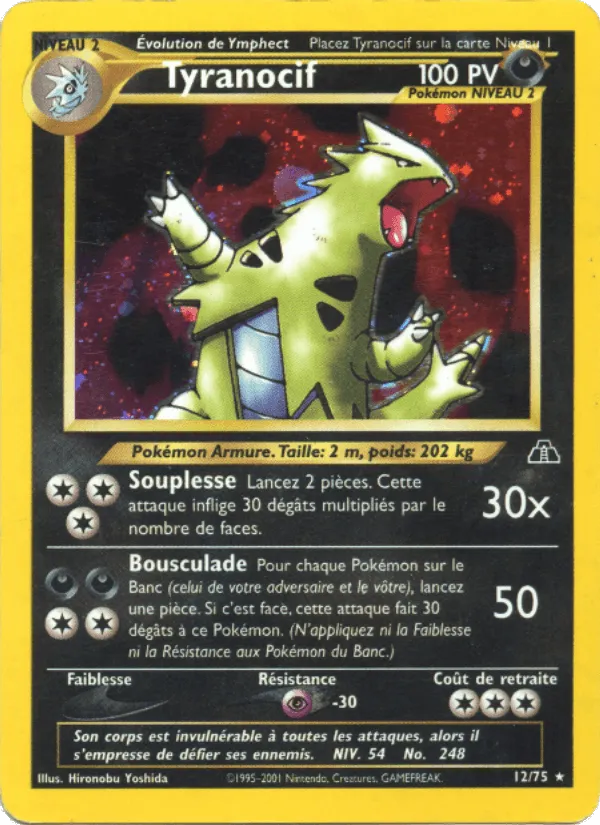 Tyranocif · Neo Discovery 12/75