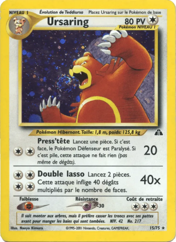 Ursaring · Neo Discovery 15/75