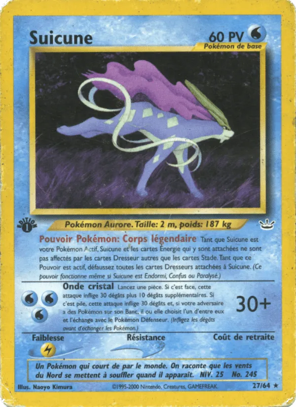 Suicune · Neo Revelation 27/64