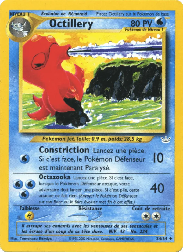 Octillery · Neo Revelation 34/64