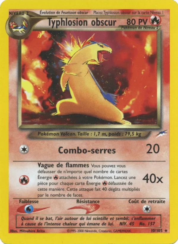 Typhlosion obscur · Neo Destiny 10/105
