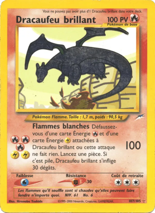 Dracaufeu brillant · Neo Destiny 107/105