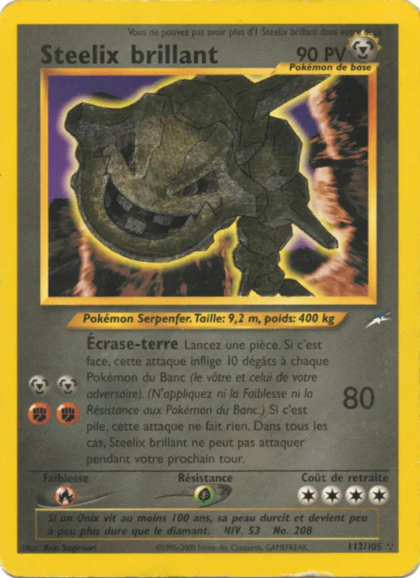 Steelix brillant · Neo Destiny 112/105