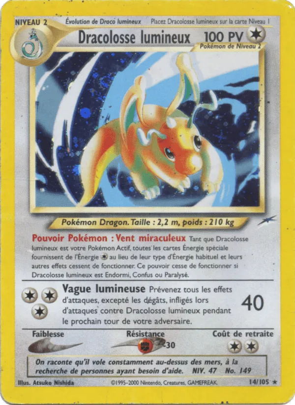 Dracolosse lumineux · Neo Destiny 14/105