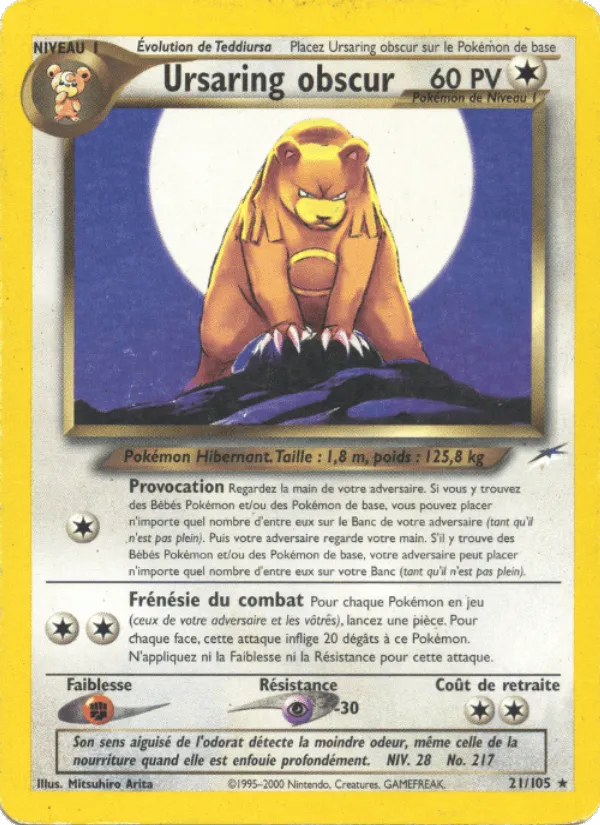 Ursaring obscur · Neo Destiny 21/105