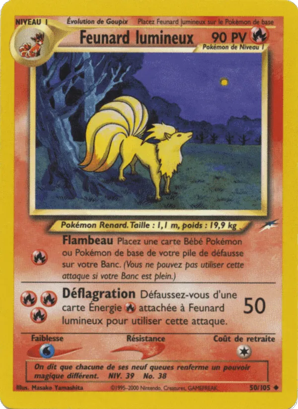Feunard lumineux · Neo Destiny 50/105