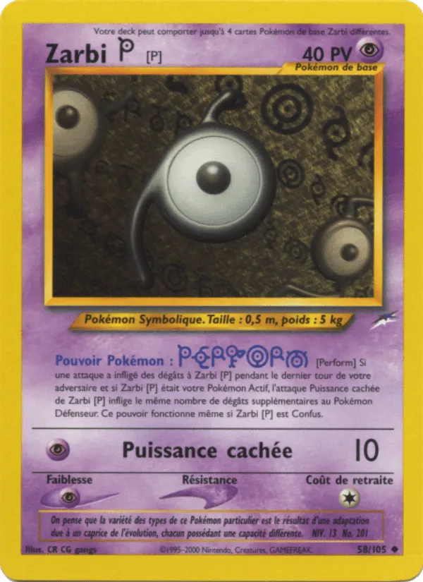 Zarbi P · Neo Destiny 58/105