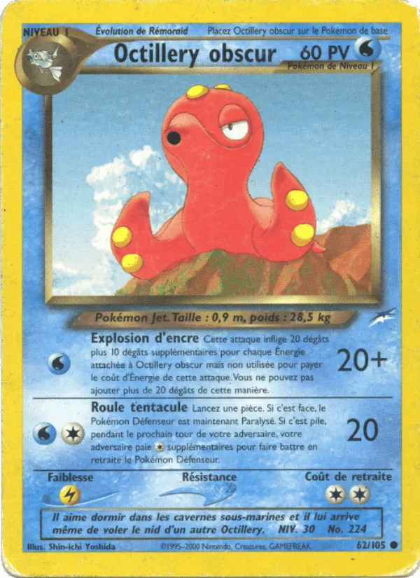 Octillery obscur · Neo Destiny 62/105
