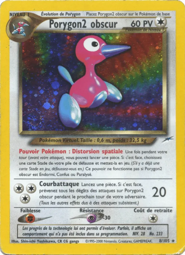Porygon2 obscur · Neo Destiny 8/105