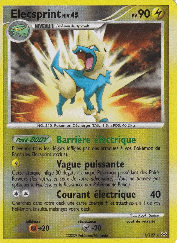 Élecsprint · Platine 11/127