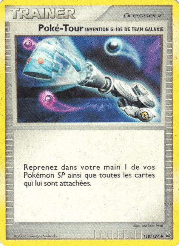 Poké-Tour Invention G-105 de Team Galaxie · Platine 118/127