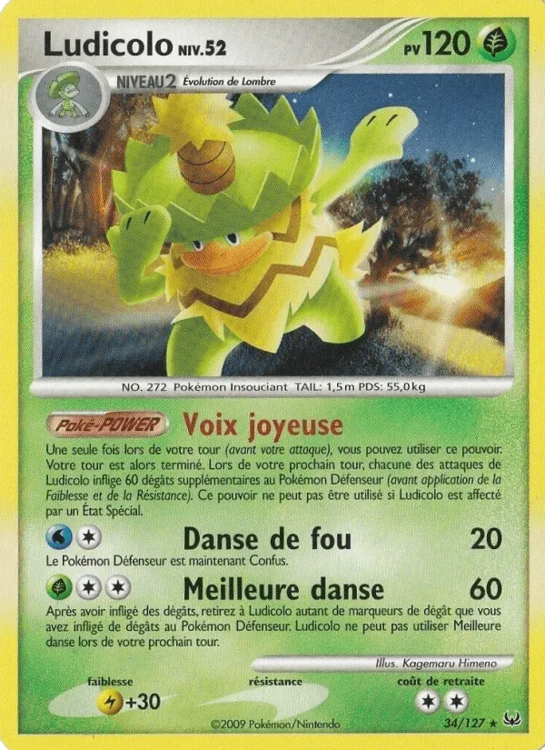 Ludicolo · Platine 34/127