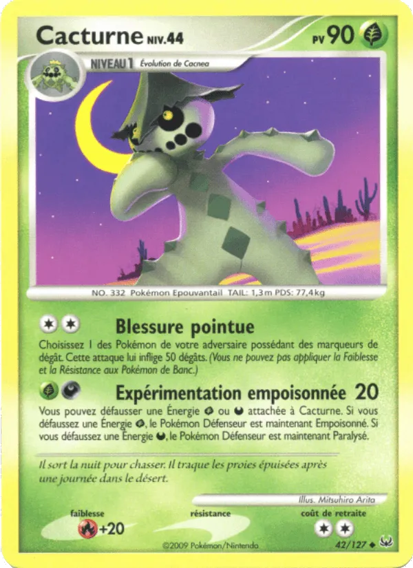 Cacturne · Platine 42/127