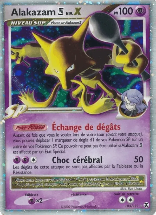 Alakazam 4 Niv. X · Rivaux Émergeants 103/111