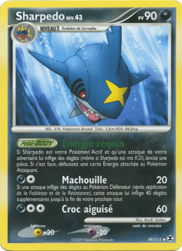 Sharpedo Niv. 43 · Rivaux Émergeants 49/111