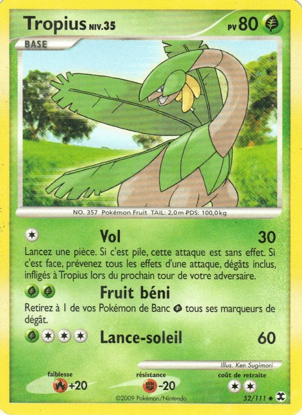 Tropius Niv. 35 · Rivaux Émergeants 52/111