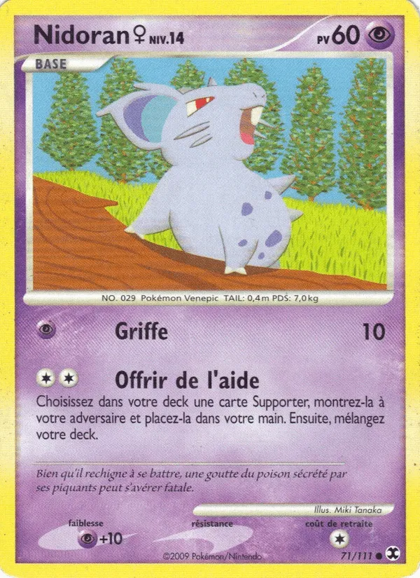 Nidoran♀ Niv. 14 · Rivaux Émergeants 71/111