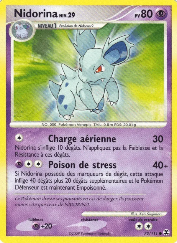 Nidorina Niv. 29 · Rivaux Émergeants 73/111