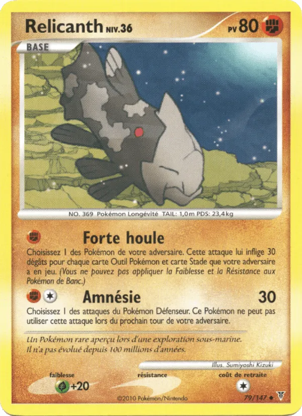 Relicanth · Vainqueurs Suprêmes 79/147