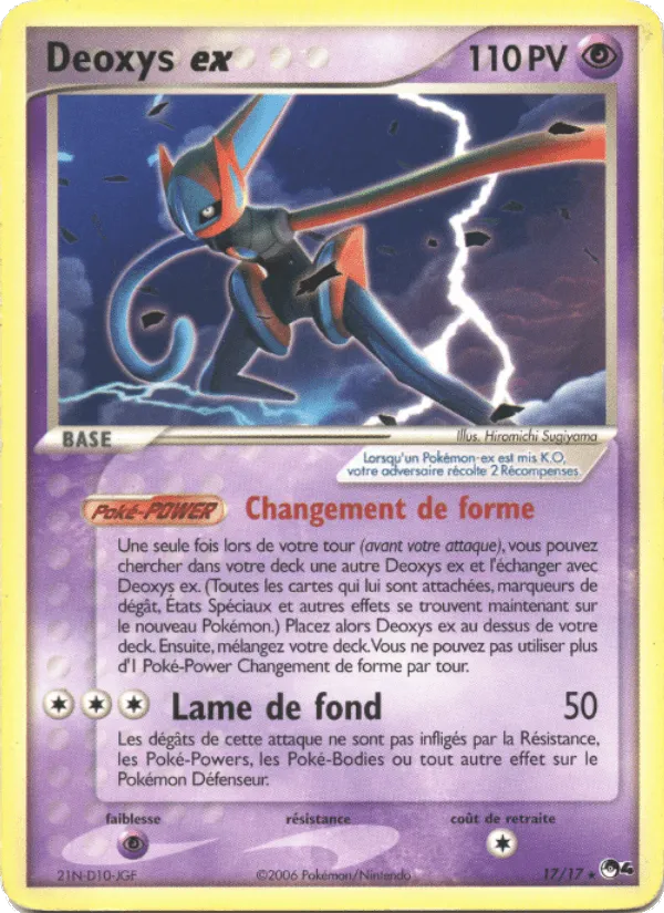 Deoxys ex · POP Série 4 17/17