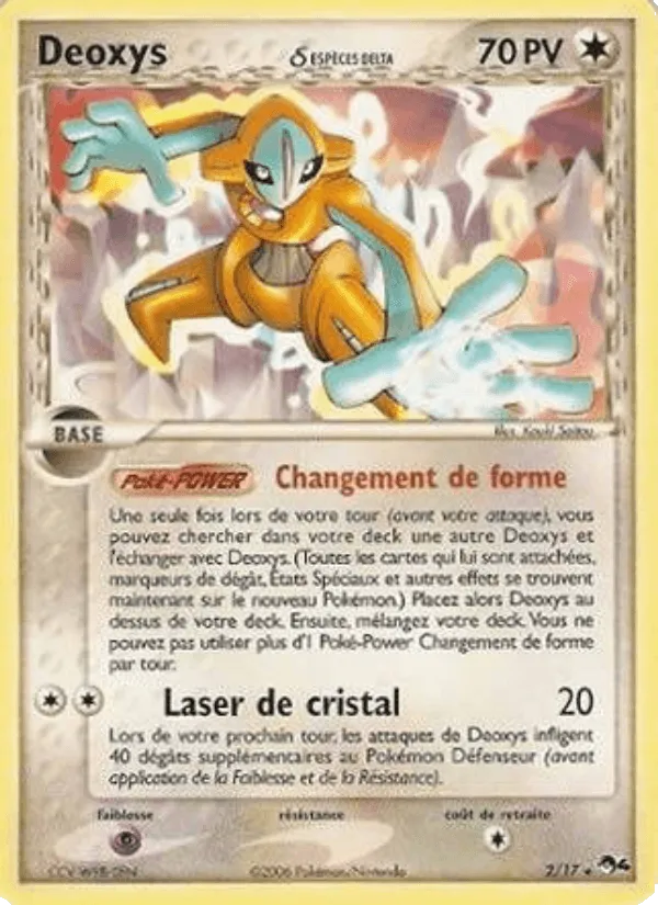 Deoxys δ · POP Série 4 2/17