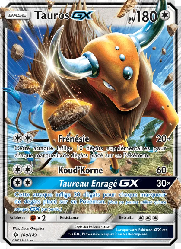 Tauros GX · Soleil et Lune 100/149
