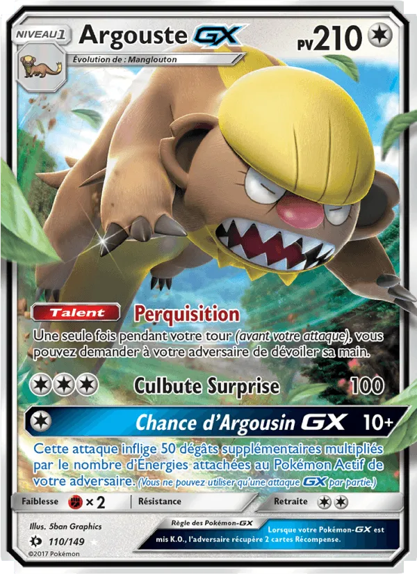 Argouste GX · Soleil et Lune 110/149
