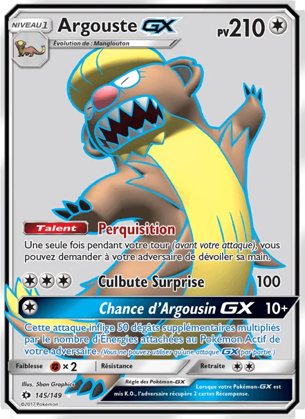Argouste GX · Soleil et Lune 145/149