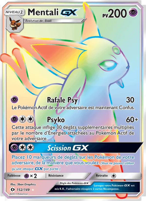 Mentali GX · Soleil et Lune 152/149