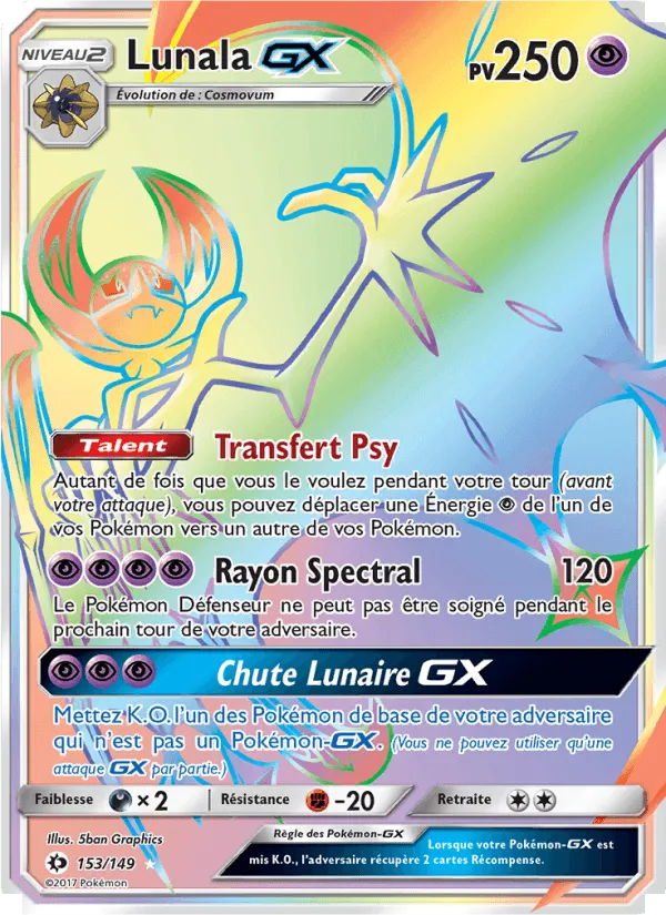 Lunala GX · Soleil et Lune 153/149