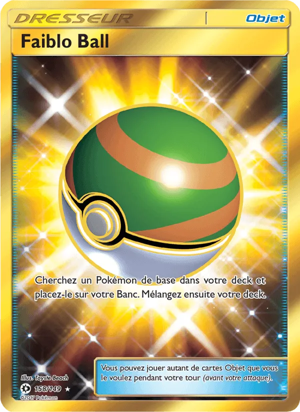 Faiblo Ball · Soleil et Lune 158/149