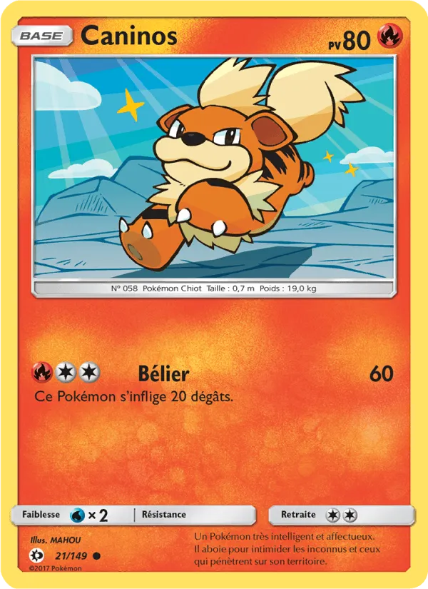 Caninos · Soleil et Lune 21/149