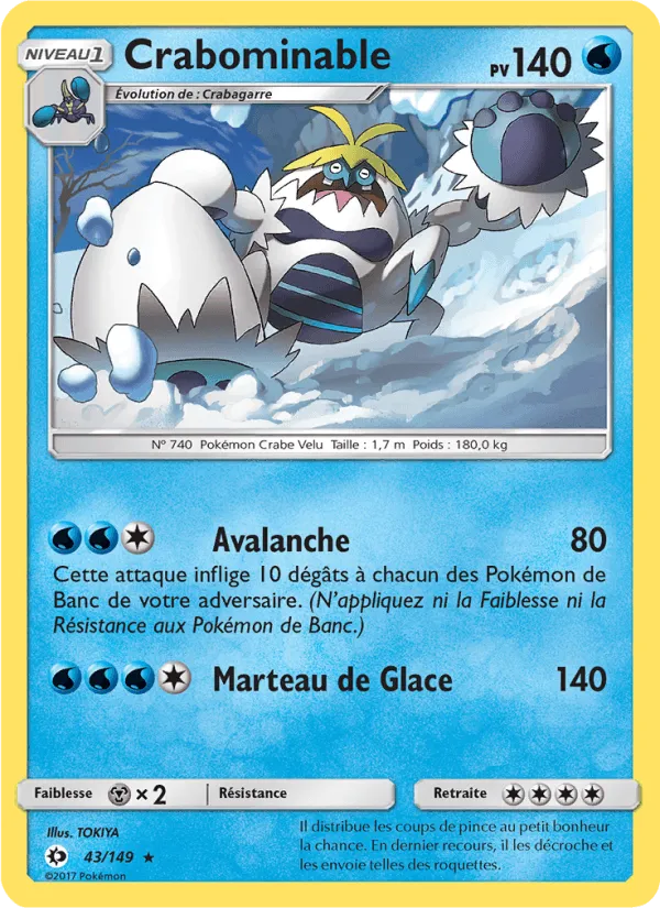 Crabominable · Soleil et Lune 43/149