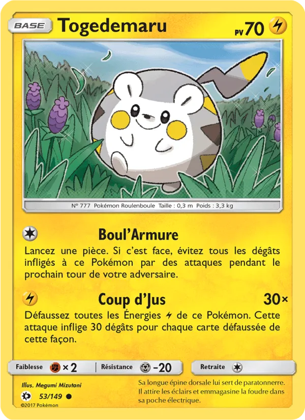 Togedemaru · Soleil et Lune 53/149